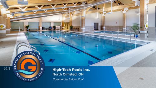 Bronze Excellence Award for commercial indoor pool design.