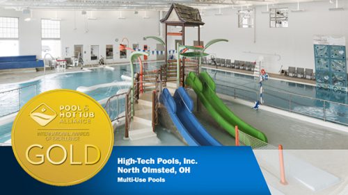 Gold award for excellence for multi-use pools.