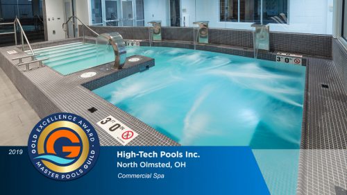 Gold Excellence Award for commercial spa design.