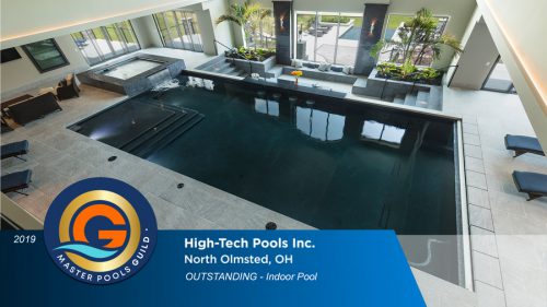 Outstanding award for indoor pool design.