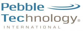 Pebble Technology international logo.