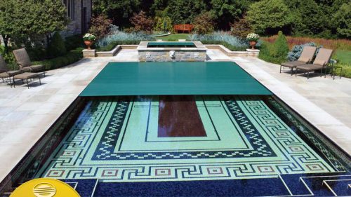 Gold award for pool renovations.